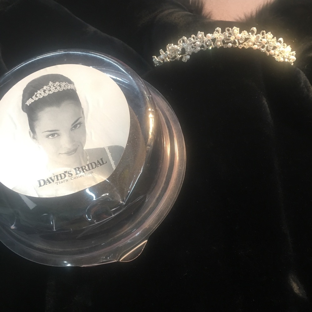 Beautiful Rhinestone Wedding Crown David's Bridal